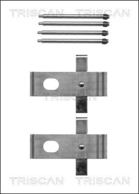 TRISCAN tartozékkészlet, tárcsafékbetét 8105 111616