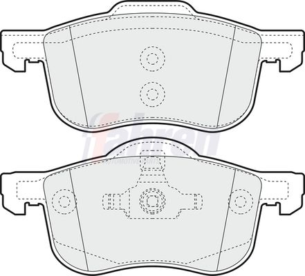 Fahren Brake Pad Set, disc brake FBP3044