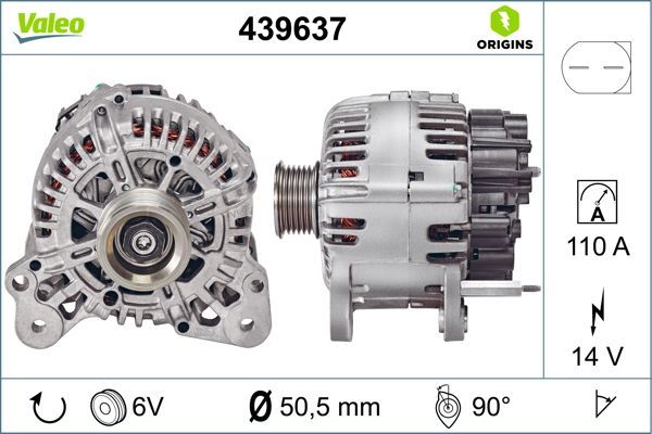 VALEO Dynamo / Alternator 439637