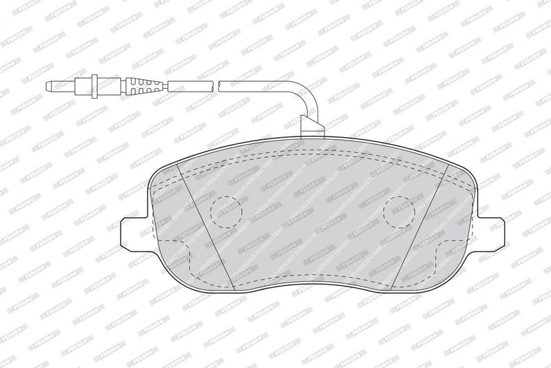 FERODO Plaquettes de frein à disque FDB1556