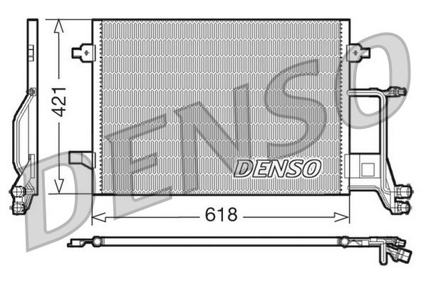 DENSO kondenzátor, klíma DCN02013