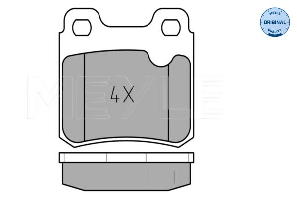 MEYLE 025 211 4015 Brake Pad Set, disc brake
