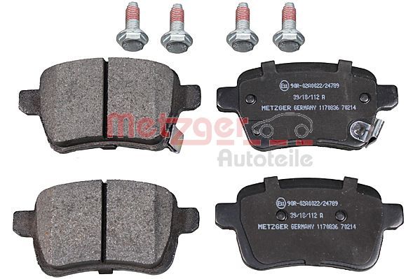 METZGER 1170836 Brake Pad Set, disc brake