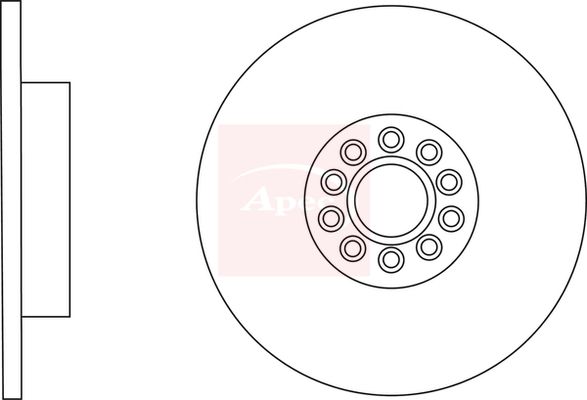 APEC Brake Disc DSK2953