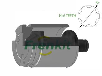 Поршень, гальмівний супорт, Frenkit K415201