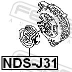 FEBEST NDS-J31 Belt Pulley, alternator