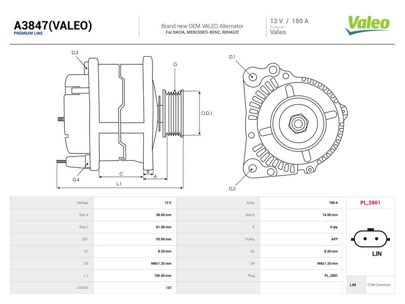 This part match OEM code: 231006293R