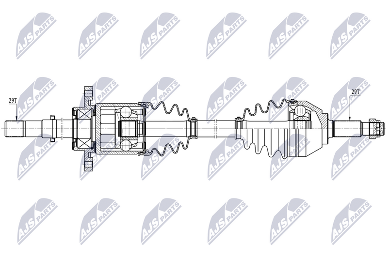 NTY NPW-NS-228 Drive Shaft