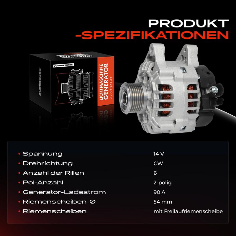 Frankberg 5481FB0055573 Alternator