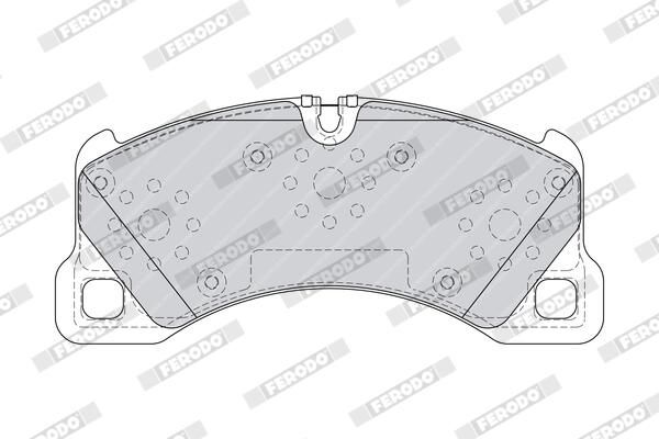 FERODO FDB4064 Brake Pad Set, disc brake