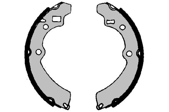 HELLA PAGID 8DB 355 000-221 Brake Shoe Set