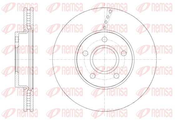 Гальмівний диск, Remsa 61588.10