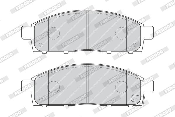 FERODO Plaquettes de frein à disque FDB4023