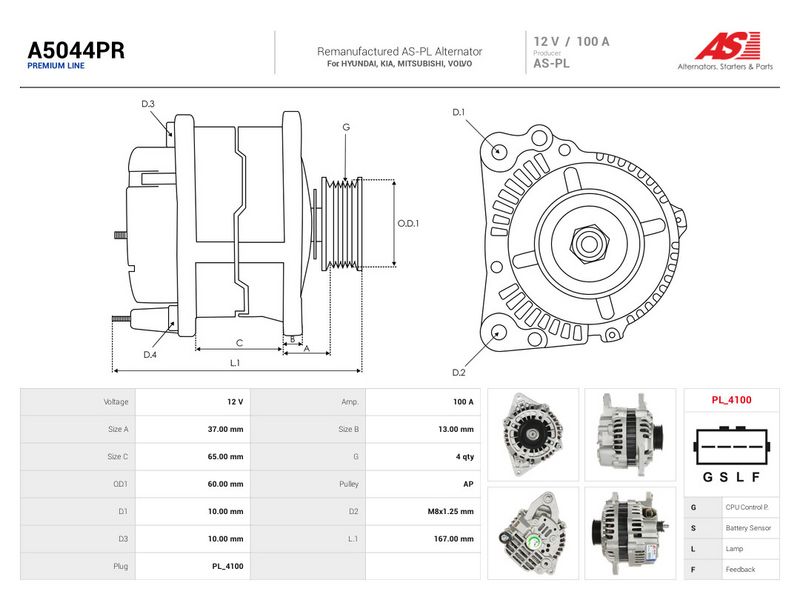 Prekės atitinka OEM kodą: A003TB0391