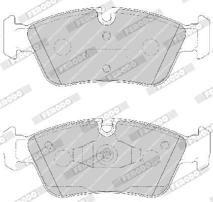 FERODO Plaquettes de frein à disque FDB1751