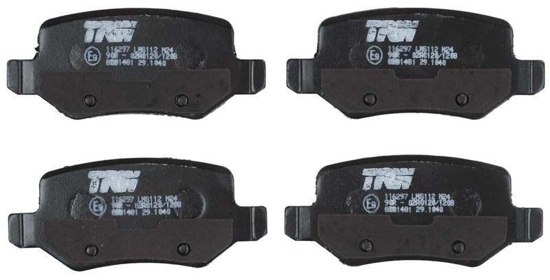 TRW GDB1481 Brake Pad Set, disc brake