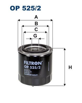 FILTRON olajszűrő OP 525/2