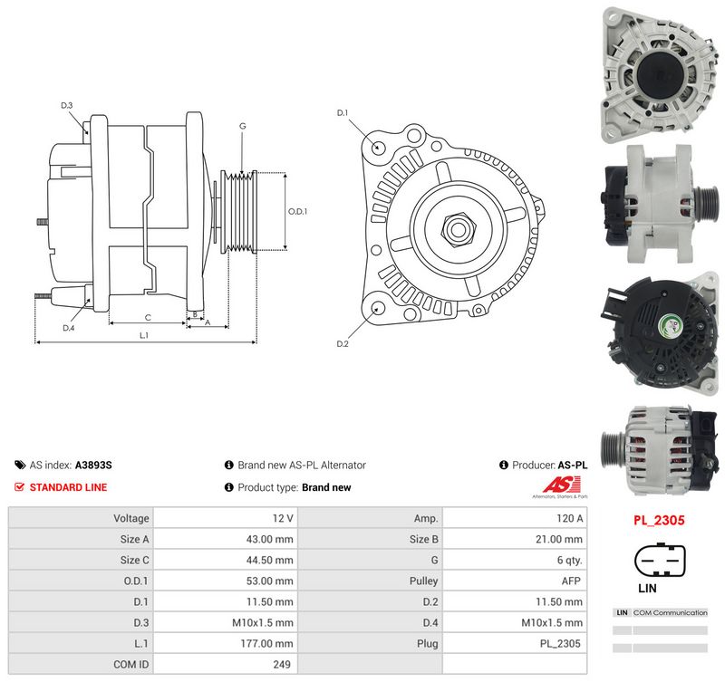Prekė atitinka OEM kodą: H1BT-10300-CE