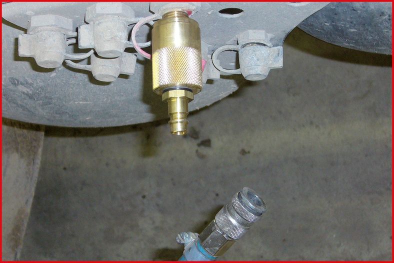 KS TOOLS 450.0315 Filling Adapter, air brake system