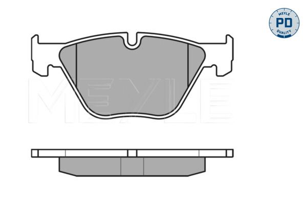 Meyle 025 233 1320/PD Brake Pad Set, disc brake