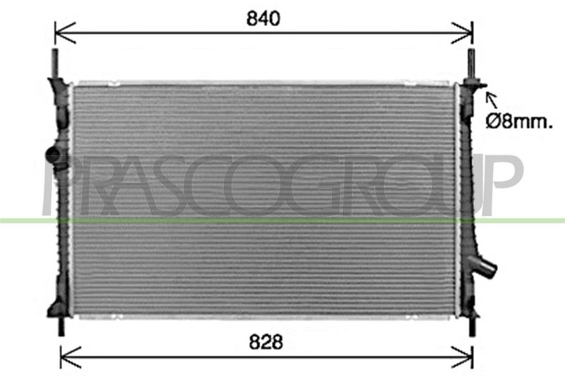 PRASCO Radiatorius, variklio aušinimas