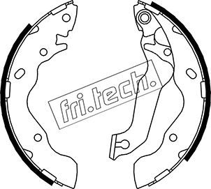 fri.tech. fékpofakészlet 1046.206