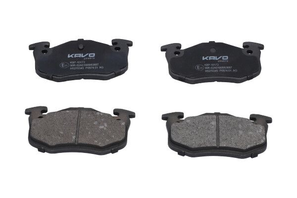 Kavo Parts Stabdžių trinkelių rinkinys, diskinis stabdys