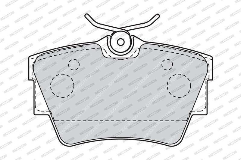 FERODO Plaquettes de frein à disque FVR1516