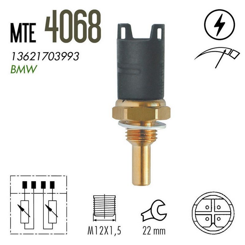 MTE-Thomson 4068 Aušinimo skysčio temperatūros daviklis