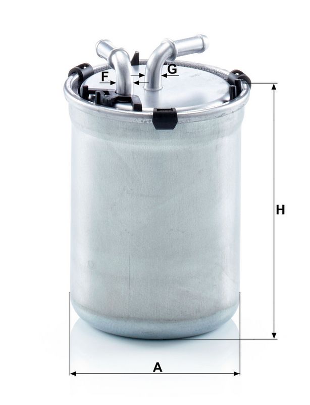 Kütusefilter, MANN-FILTER WK 823, 2