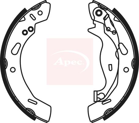 APEC Brake Shoe Set SHU799