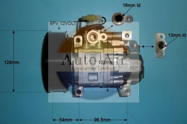 Auto Air Gloucester 14-1140 Compressor, air conditioning