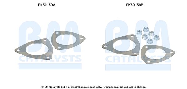 BM CATALYSTS szerelőkészlet, kipufogócső FK50159