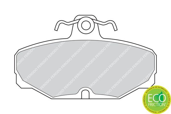 FERODO FDB398 Brake Pad Set, disc brake