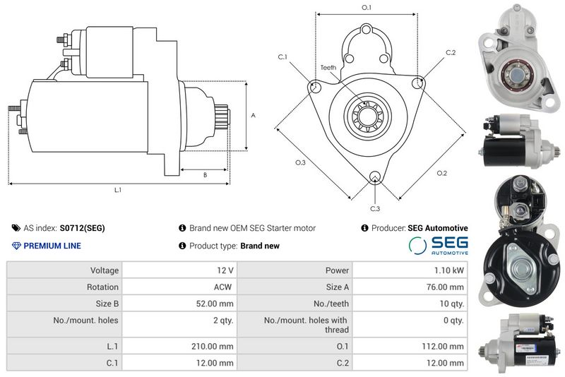 AS-PL S0712(SEG) Starter