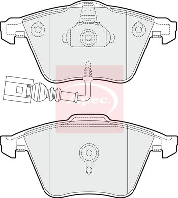 APEC Brake Pad Set, disc brake PAD1531