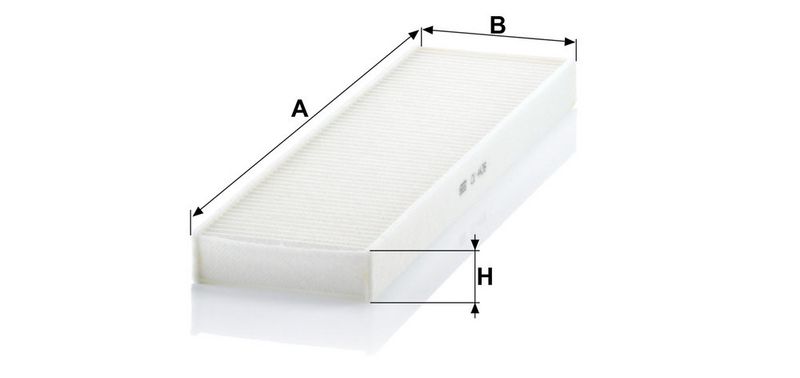 Filter, salongiõhk, MANN-FILTER CU 4436