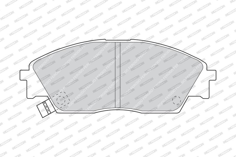 FERODO Plaquettes de frein à disque FDB598