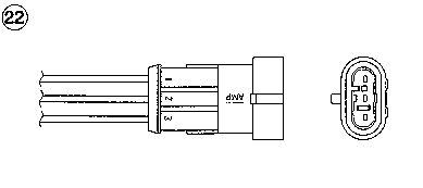 NGK NTK Lambda sensor OZA446-E18 (1887)