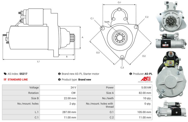 AS-PL S5217 Starter