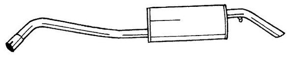 SIGAM 25637 - Rear Silencer