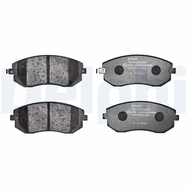 Piduriklotsi komplekt, ketaspidur, DELPHI LP1718