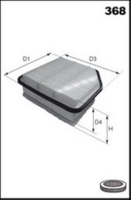 MISFAT Filtre à air P483