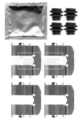 Borg & Beck fitting kit - pads - BBK1264