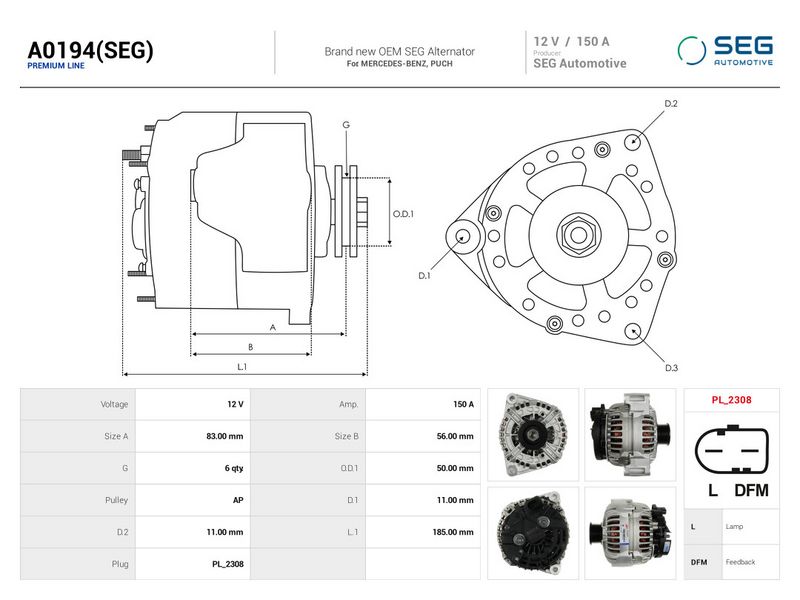 This part match OEM code: A013154860287