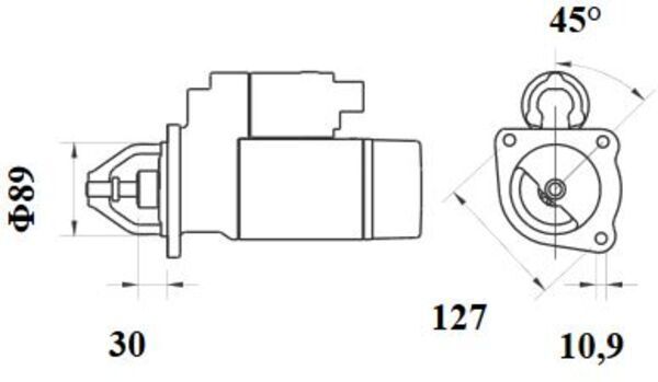 Product Image - Startmotor / starter - MS287 - MAHLE
