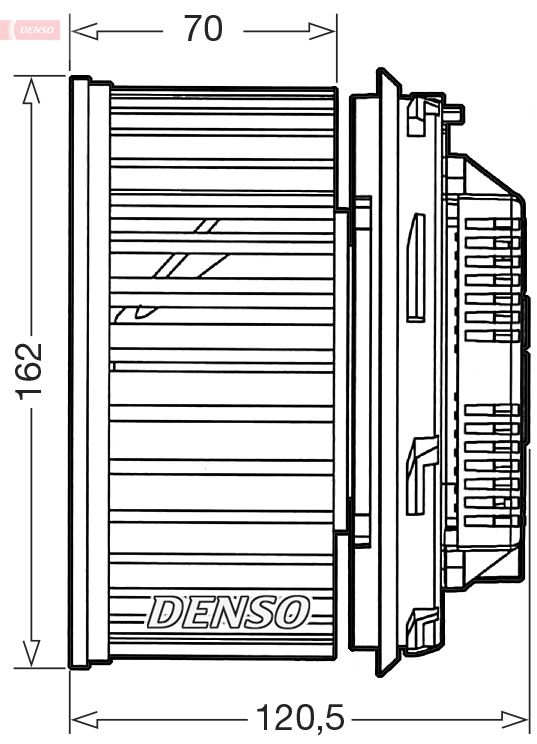 DENSO Utastér-ventilátor DEA10056