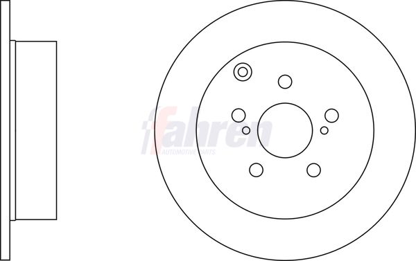 Fahren Brake Disc FBD6178