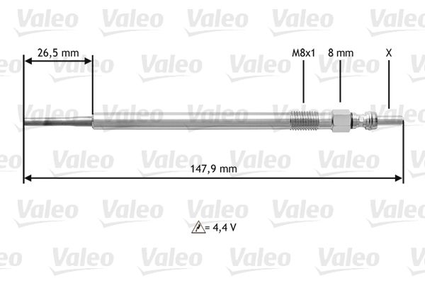 VALEO izzítógyertya 345142