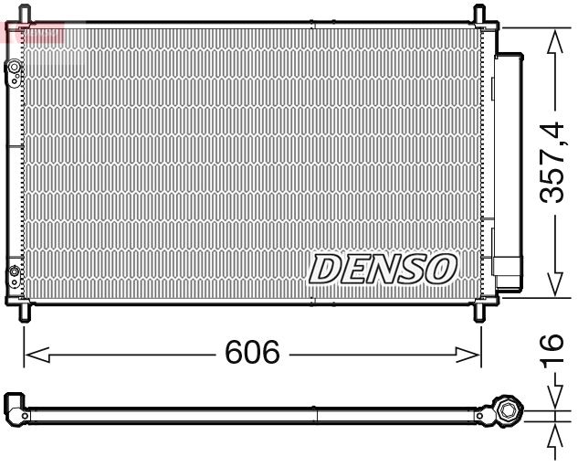 DENSO kondenzátor, klíma DCN50058